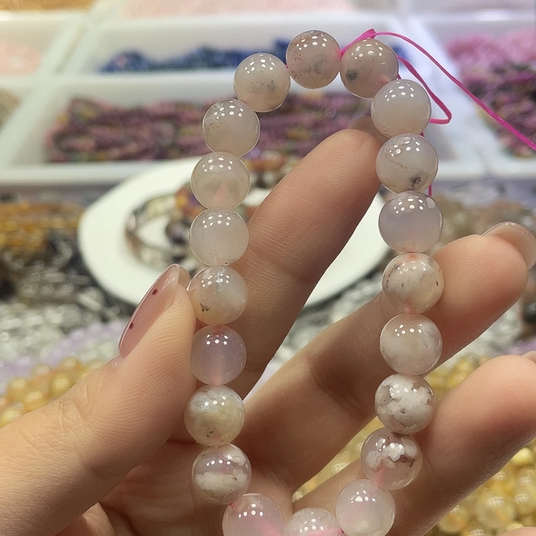 水晶手串未镶嵌樱花玛瑙10Ｍ