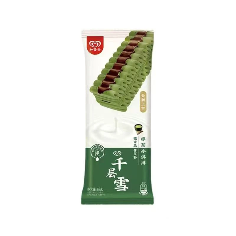 和路雪千层雪抹茶冰淇淋62克 1个/份