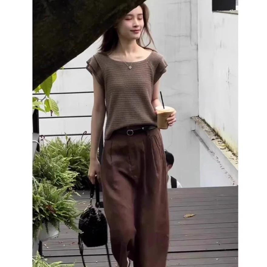 夏装搭配一整套轻熟风今年流行时尚小众不撞款上衣半身裙两件套装