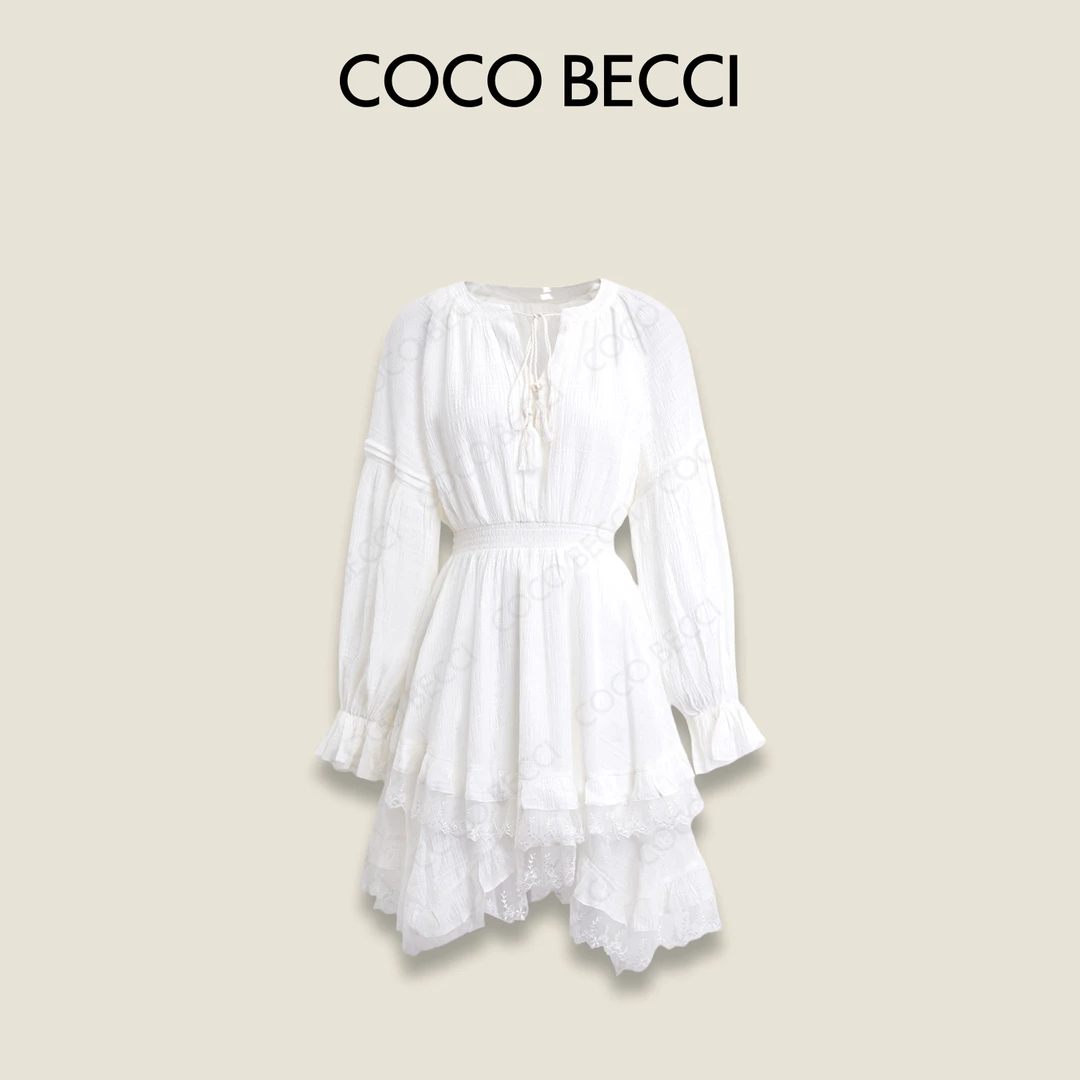 COCO BECCI【帕米尔微风】莫代尔时尚浪漫百搭裙CFXYC172138