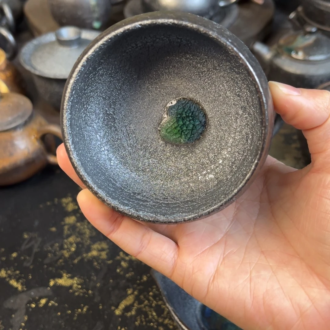 三***首柴烧茶器柴烧茶器