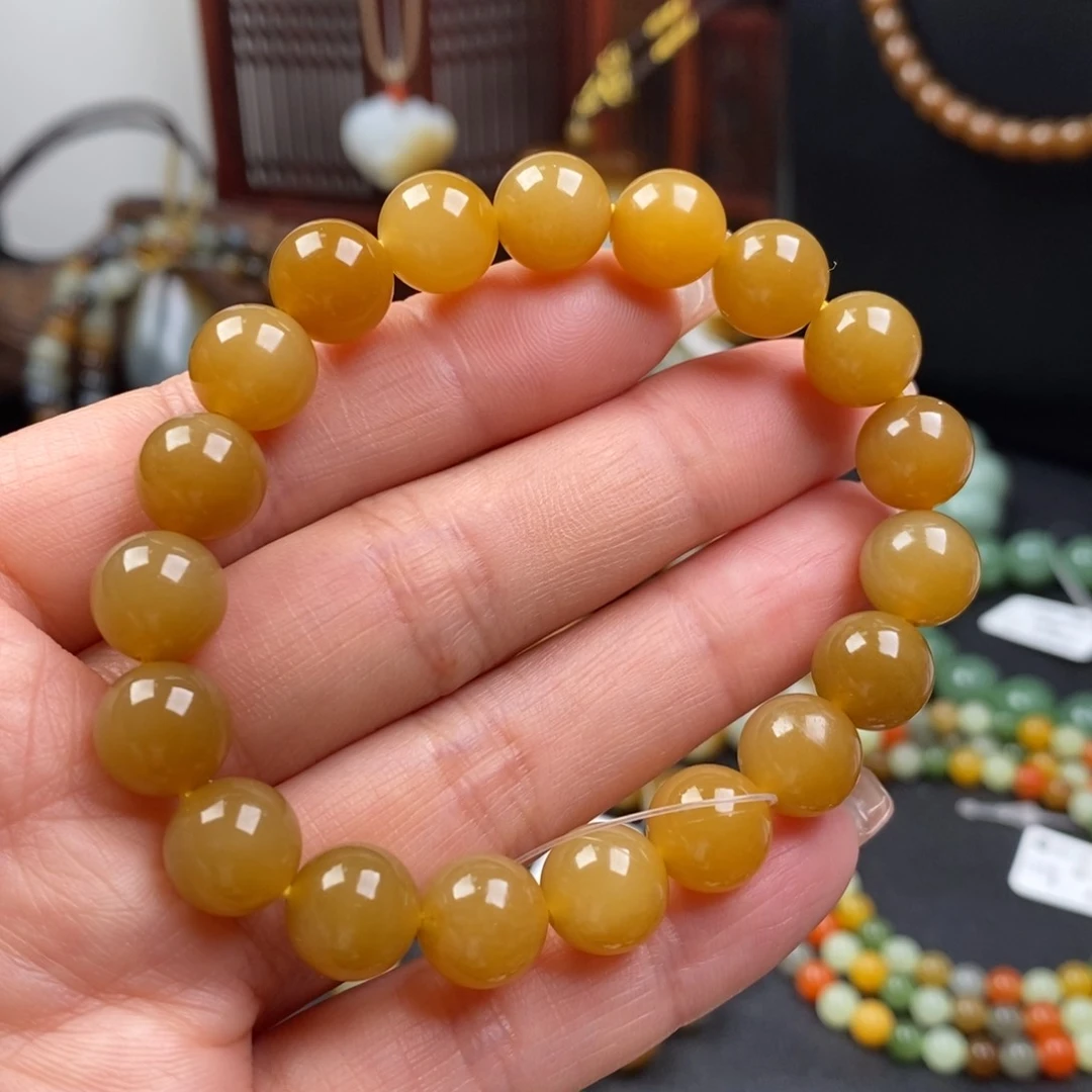 和田玉手串未镶嵌