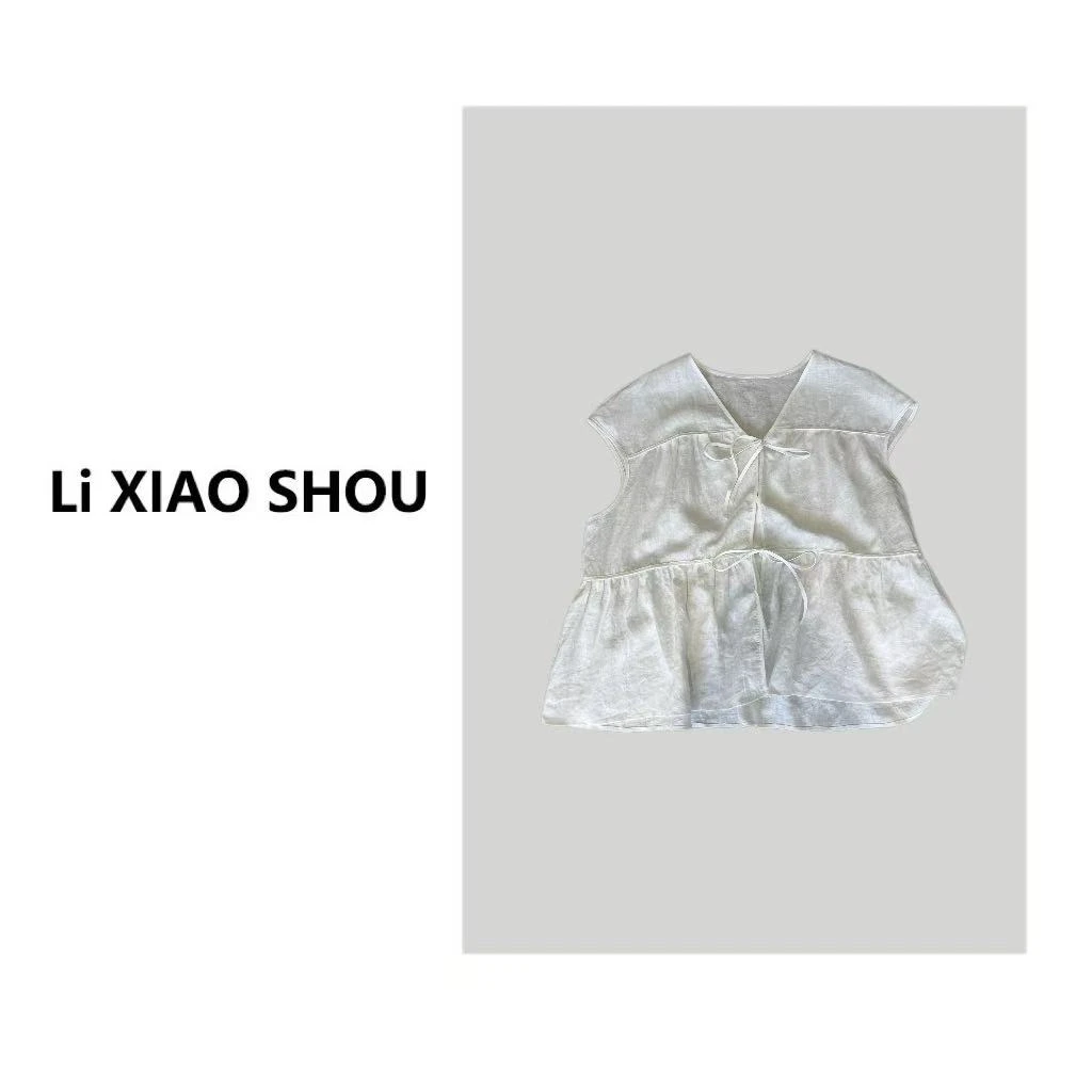 【李小瘦大码女装】夏季气质简约时尚感甜美洋气上衣1131D