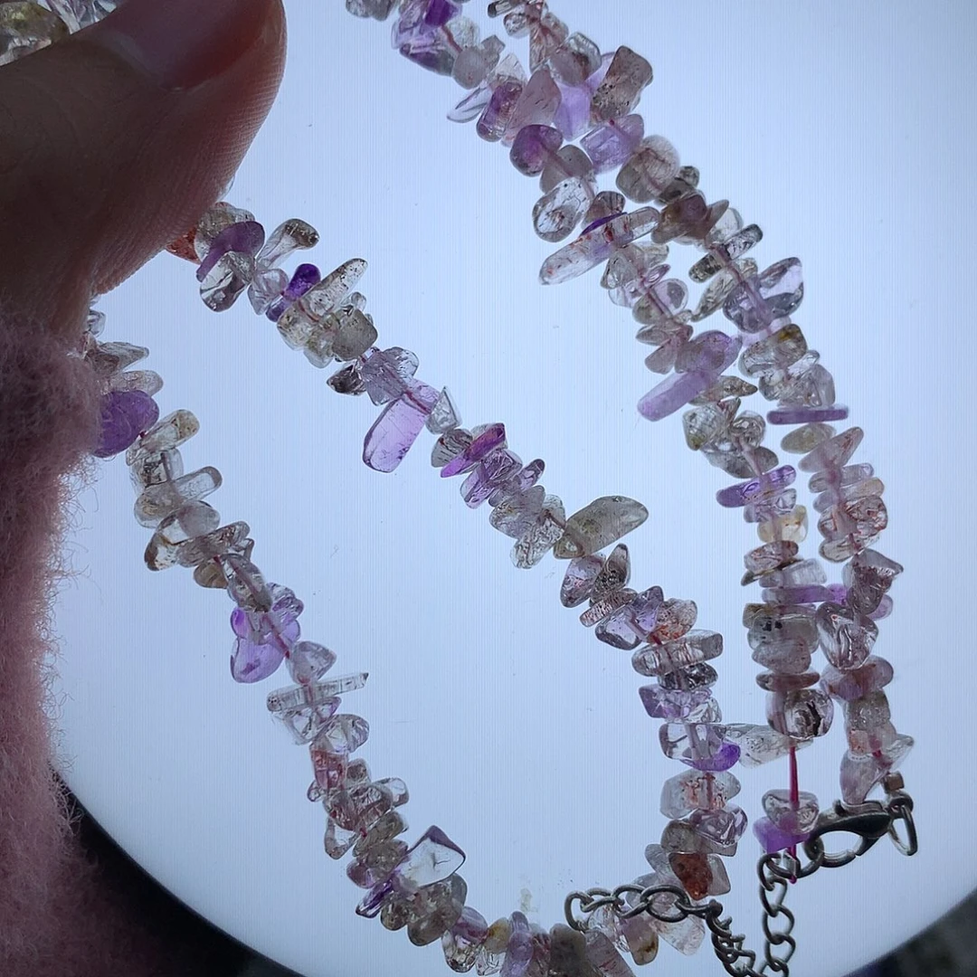 珠宝半成品未镶嵌水晶碎碎冰超七