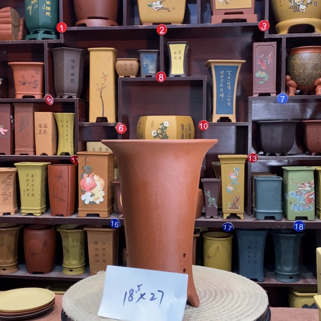 紫砂花盆紫砂花盆