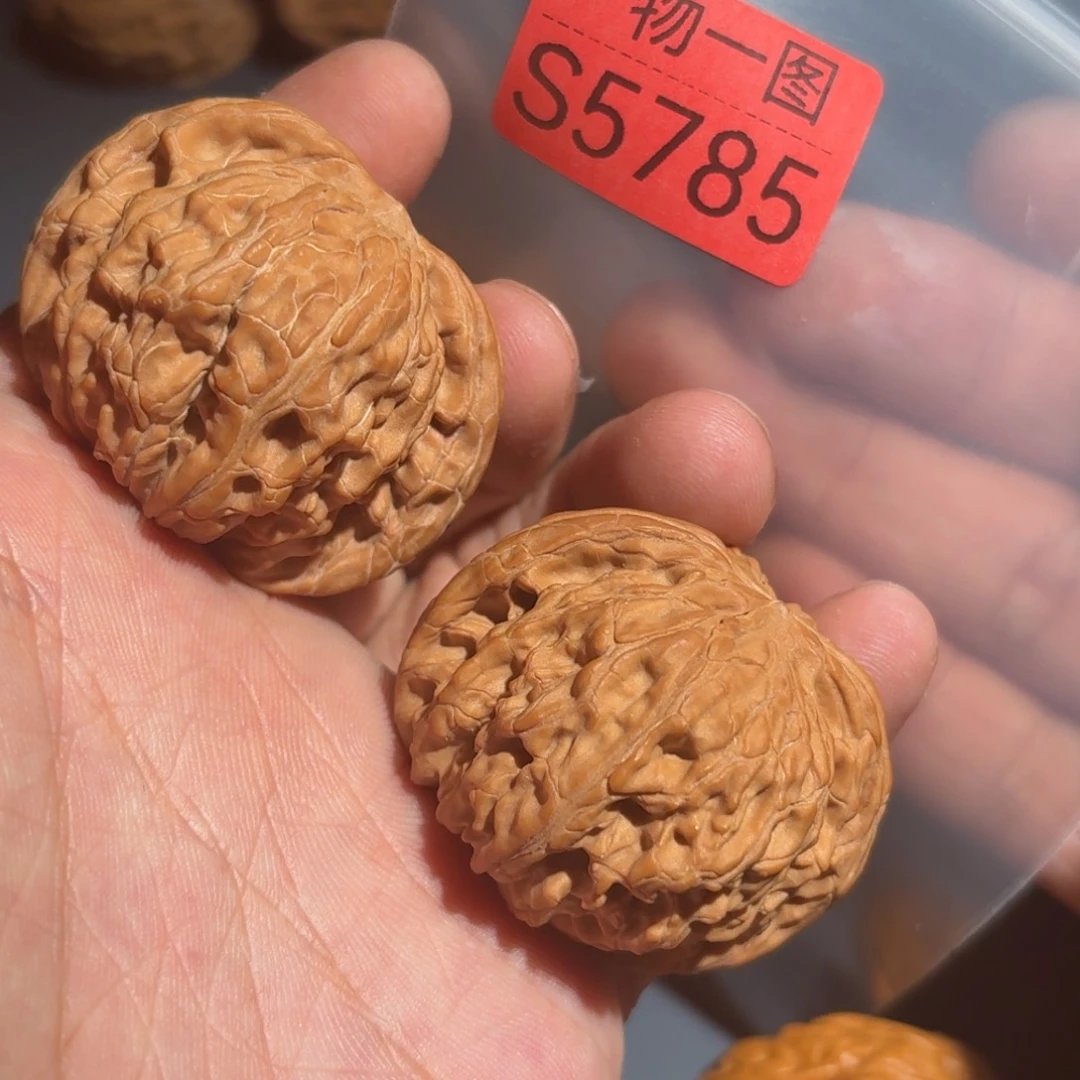 文玩核桃把件磨盘
