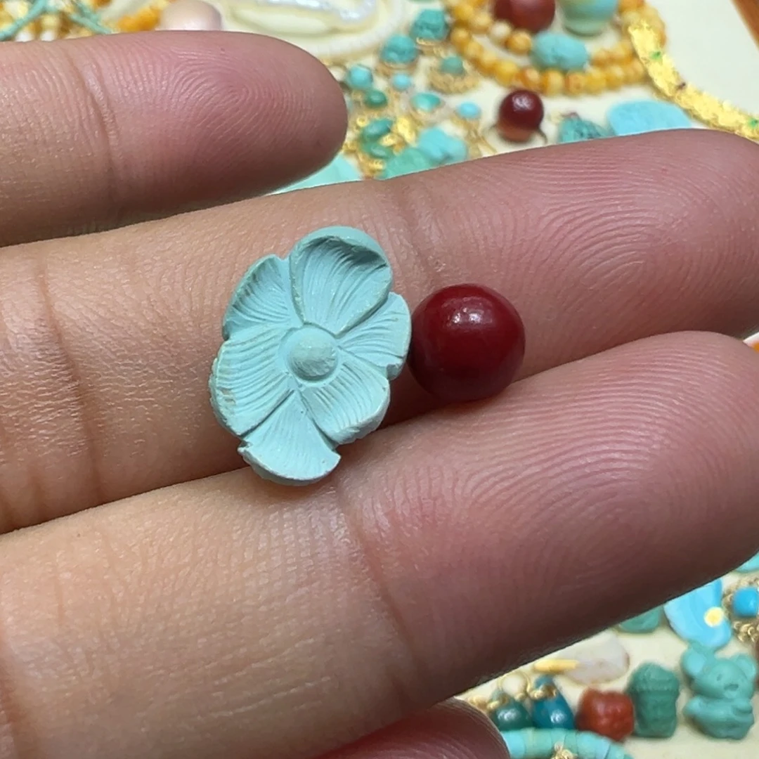 南红玛瑙未镶嵌颈饰
