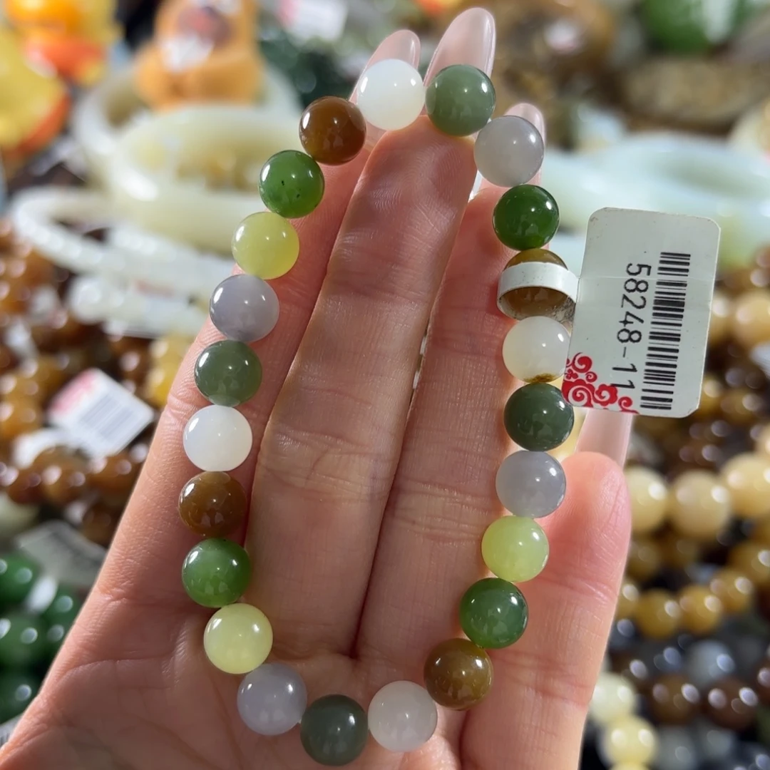 和田玉未镶嵌手串262