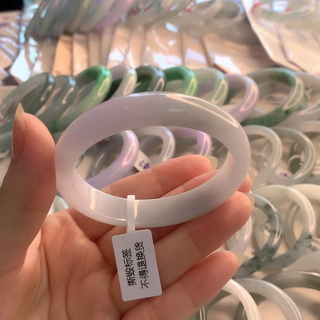 翡翠手镯未镶嵌白月光贵妃55.8