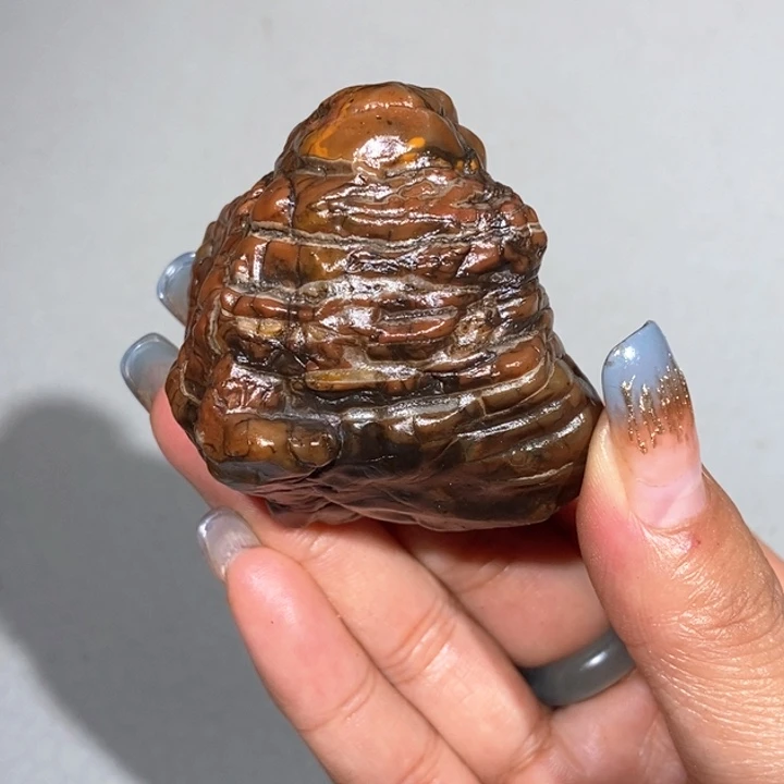 玛瑙/玉髓车挂合金石****缘11