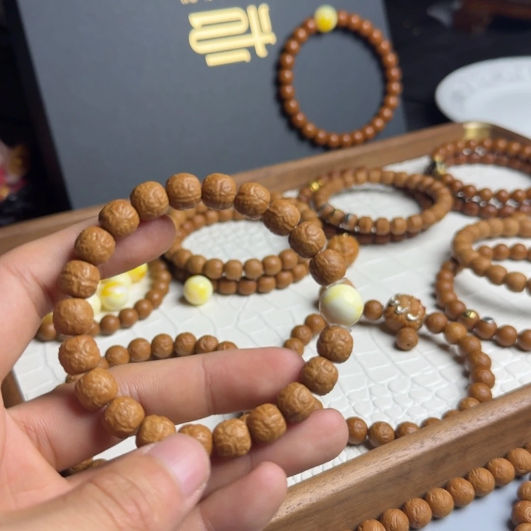 猴头核桃手串猴头饕餮手串