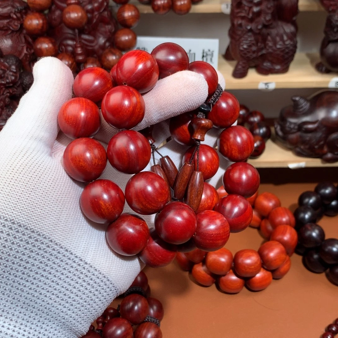 染料紫檀（血檀）2.0泥料-鸡血红高密