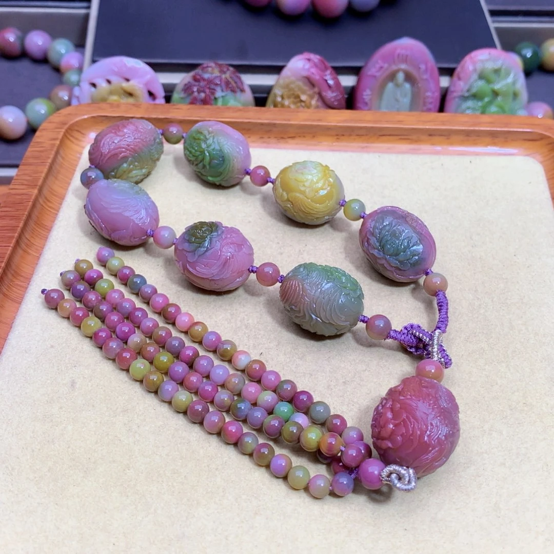 鱼***儿手链玛瑙未镶嵌盐源