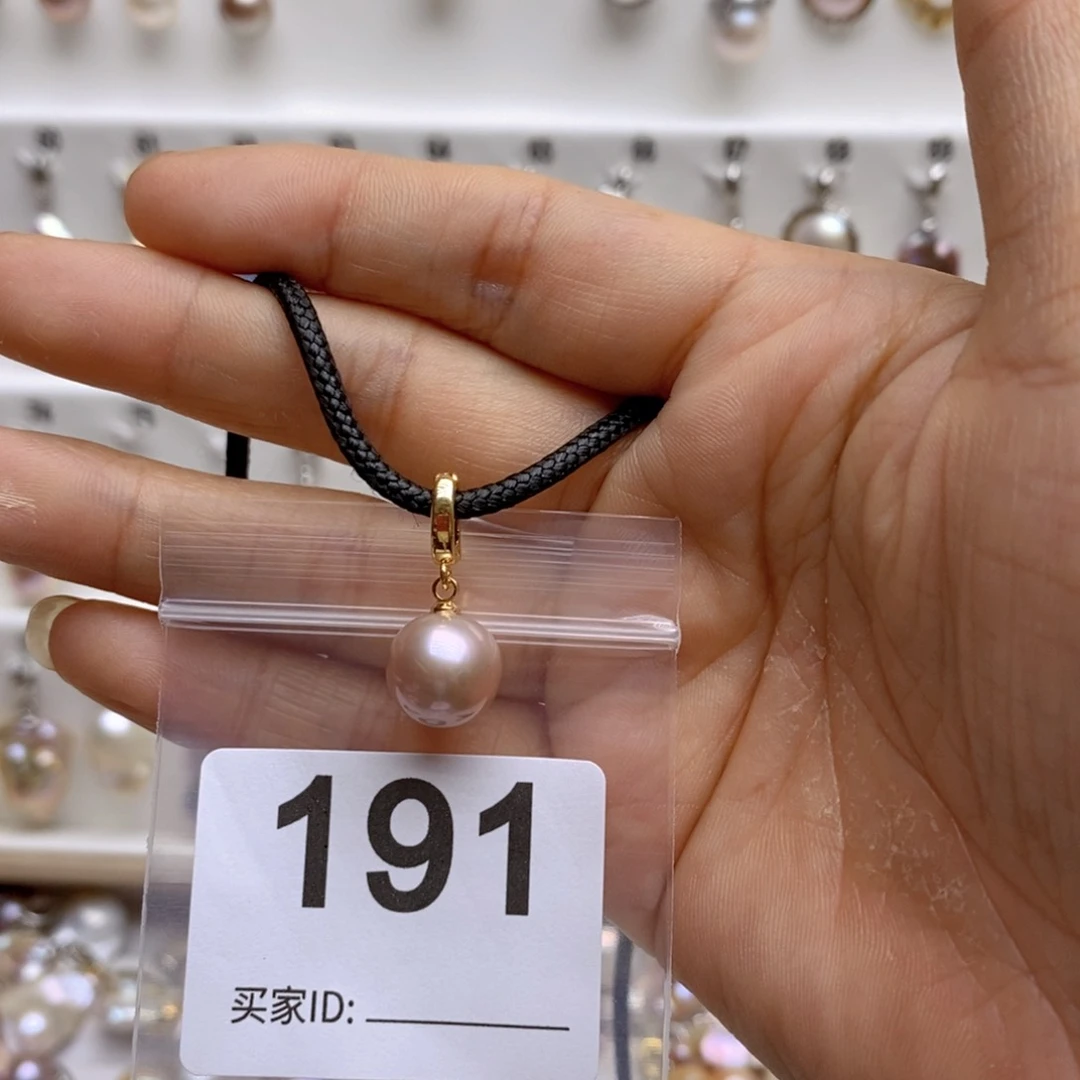 淡水珍珠颈饰银S925镶嵌泥*191