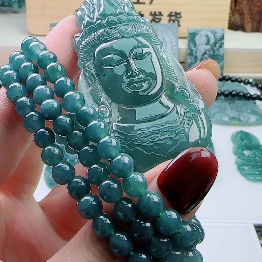 翡翠未镶嵌颈饰11111111