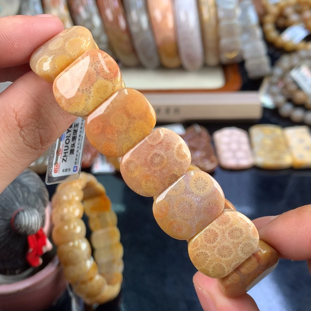 【闪购商品】硅化珊瑚（珊瑚玉）手镯未镶嵌26号