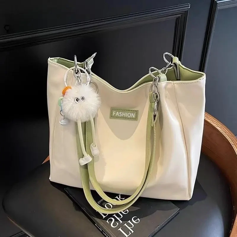 大容量新款包包女时尚百搭单肩包大学生上课通勤托特包休闲腋下包