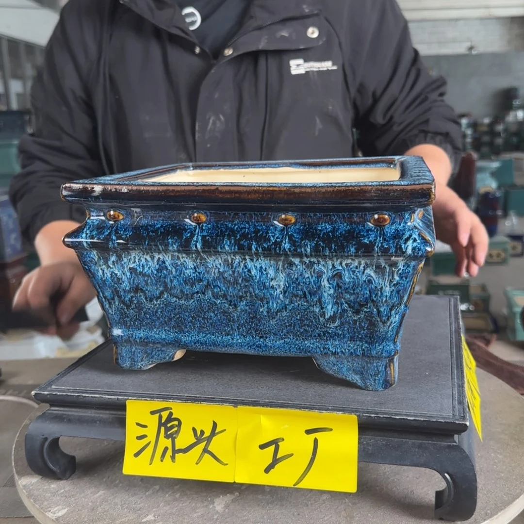 陶。一风堂石湾花盆 微瑕