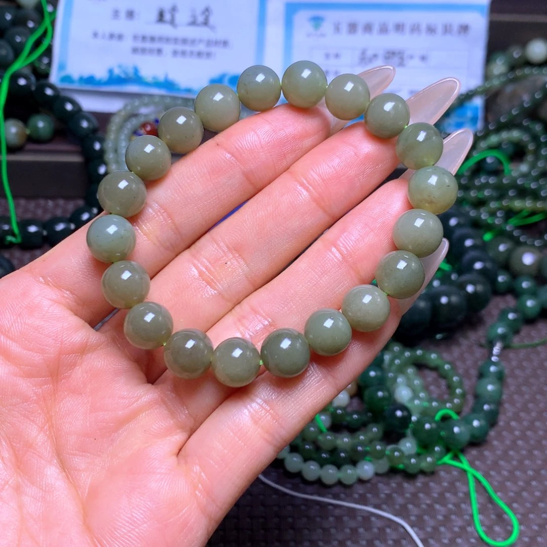 未镶嵌手串和田玉卡10