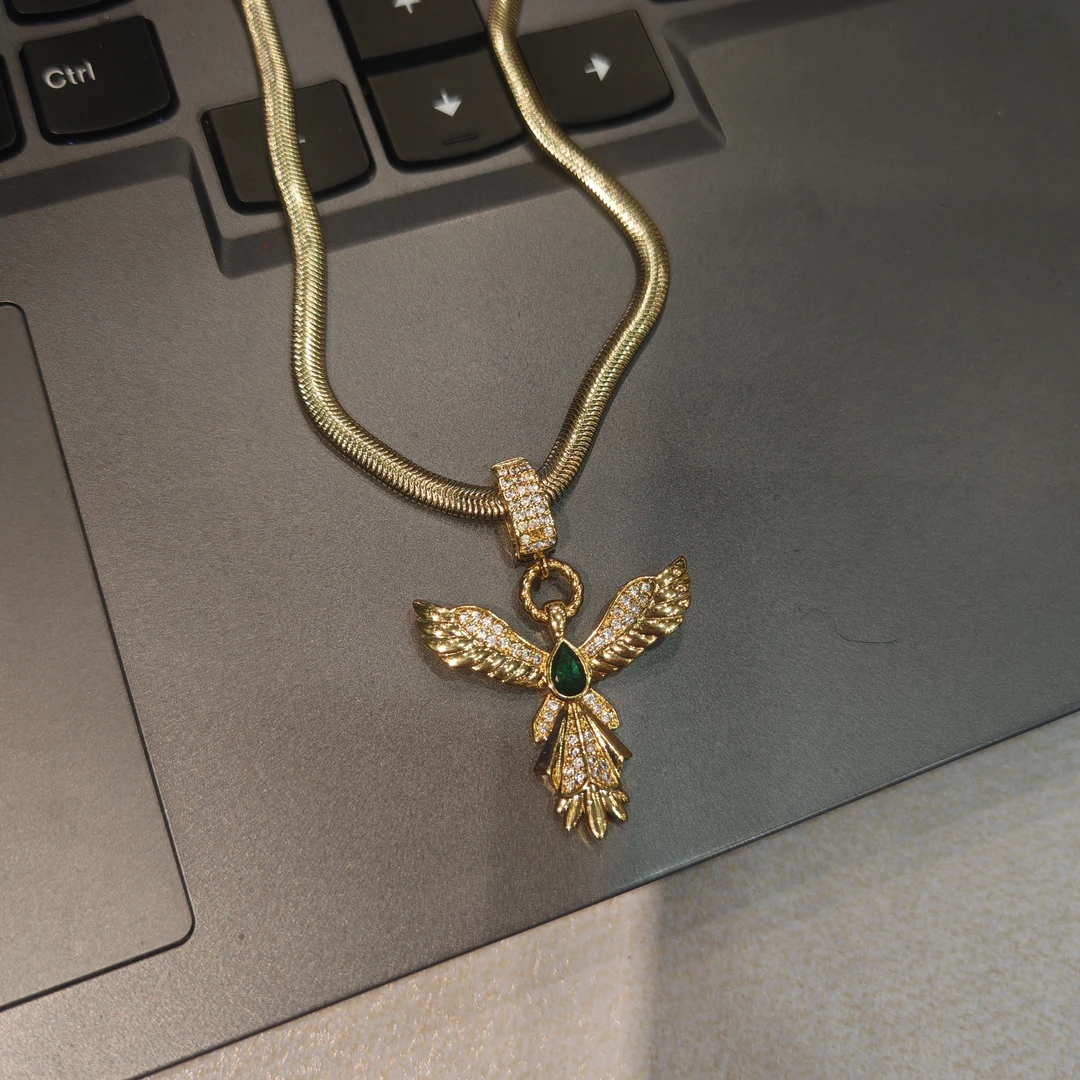 铜合金项链 项链时尚手工GULUM622 轻奢百搭金色精美素款坠链精致