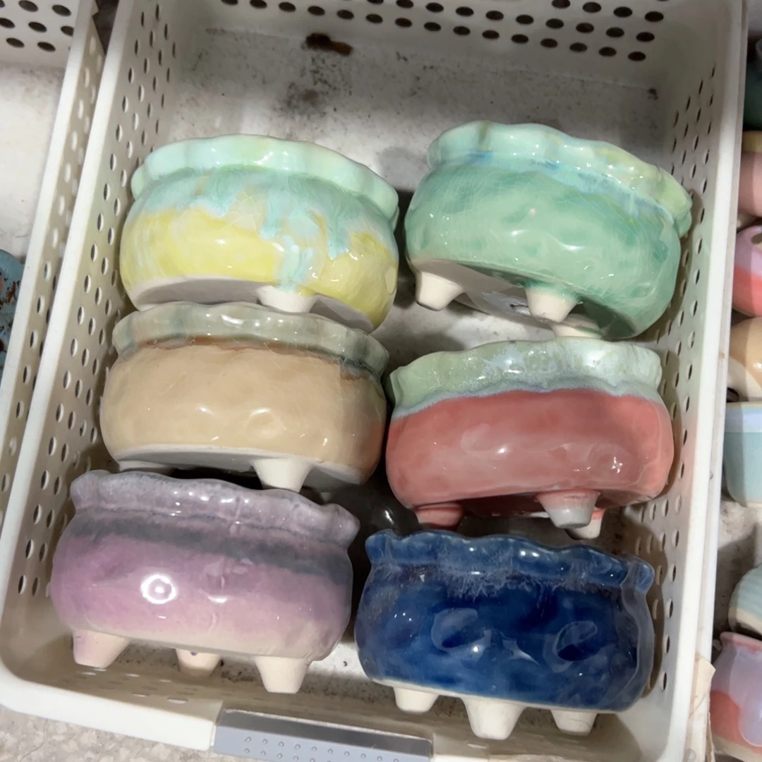 陶瓷多肉小花盆.@@