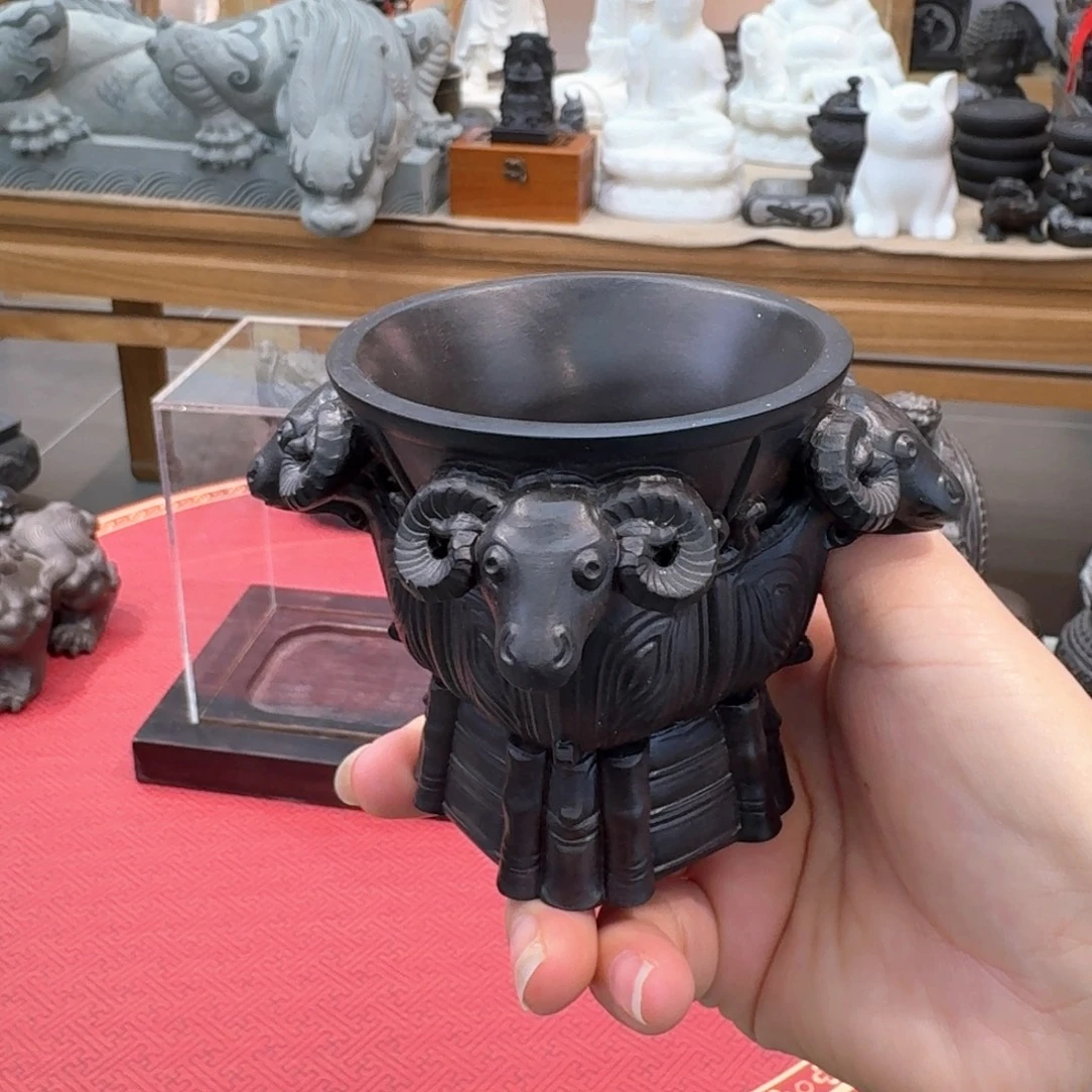 西安石晋錾石雕手工雕刻摆件