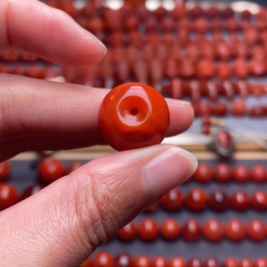 南红玛瑙未镶嵌其他W17➕瓦西柿子红苹果珠