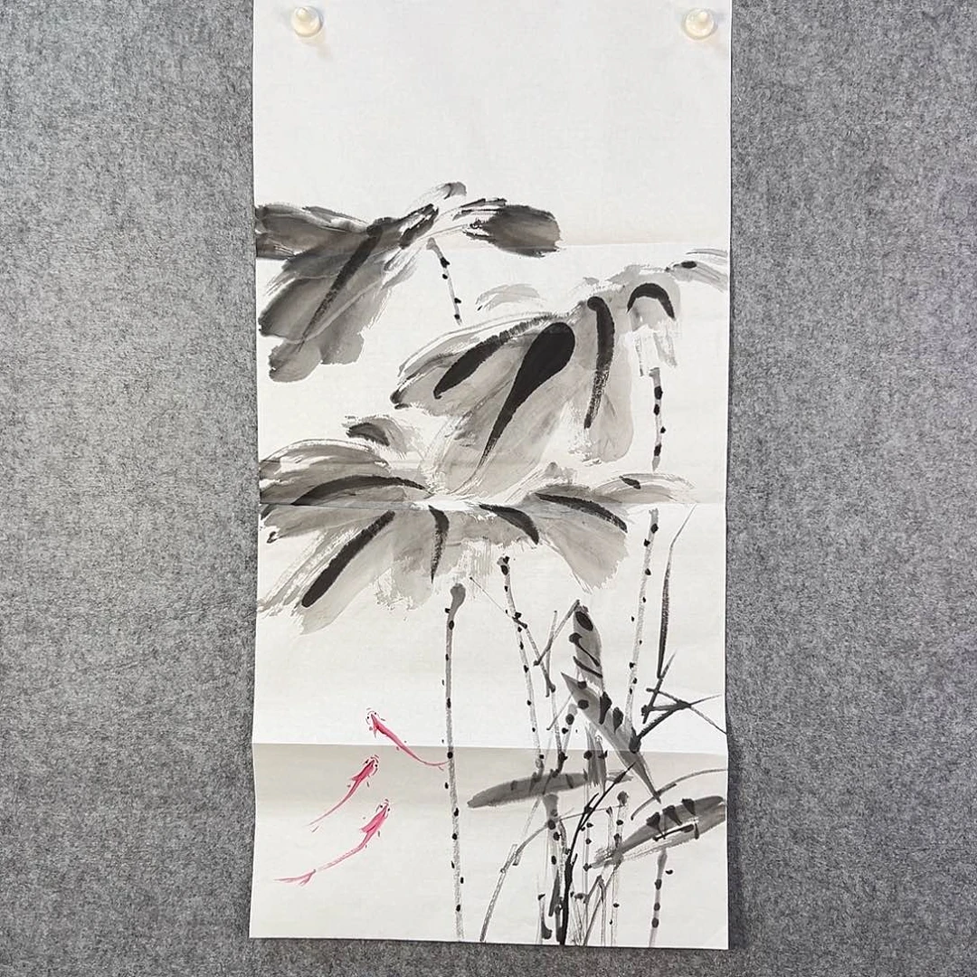 国画228 花鸟在此鸣叫的声此起彼伏中也