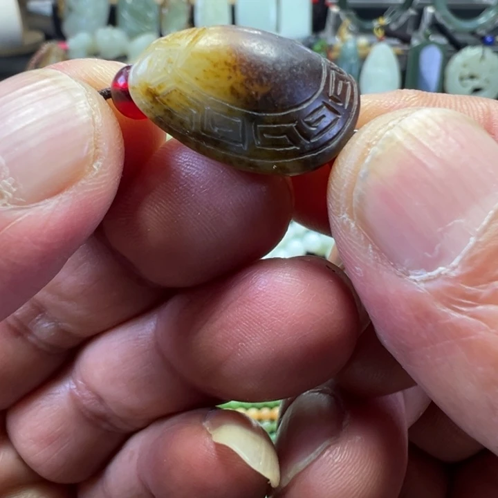 和田玉未镶嵌吊坠(不含链)