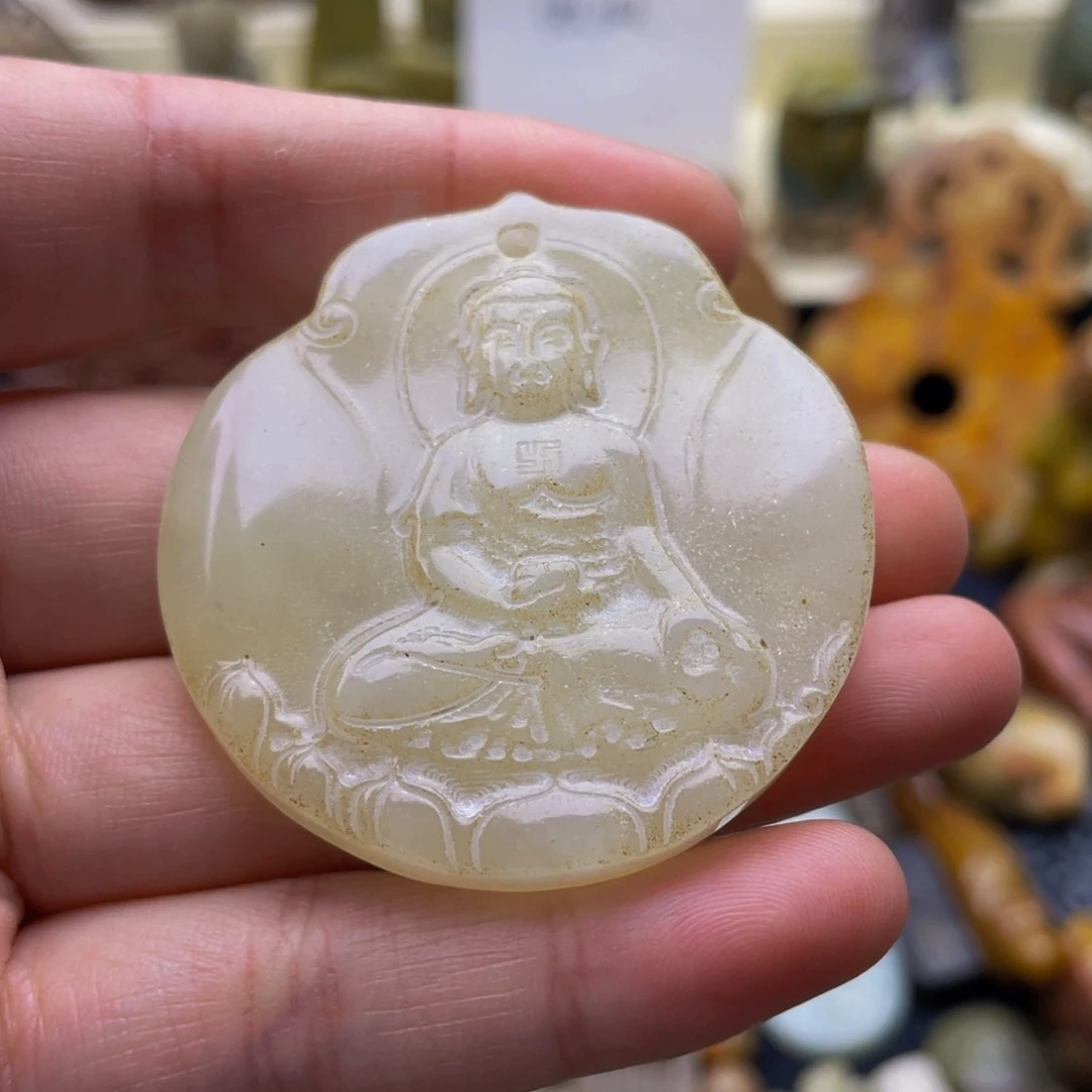 蛇纹石玉未镶嵌颈饰27