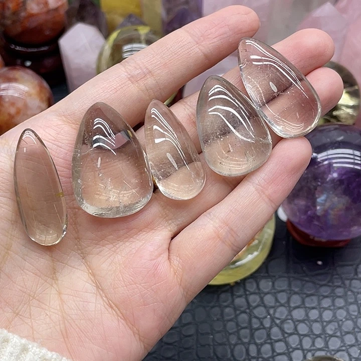 珠宝半成品水晶未镶嵌67水滴