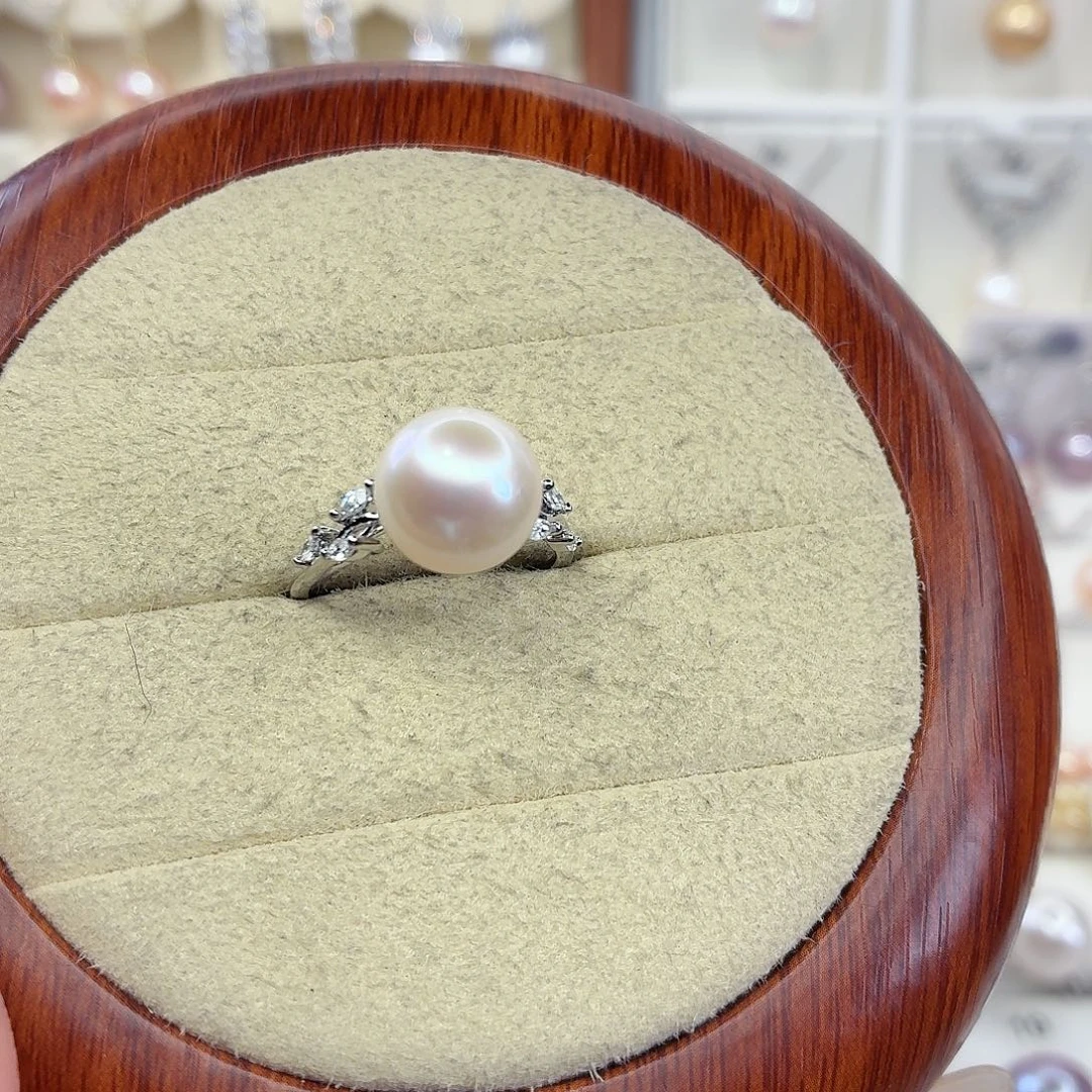 戒指淡水珍珠合金F