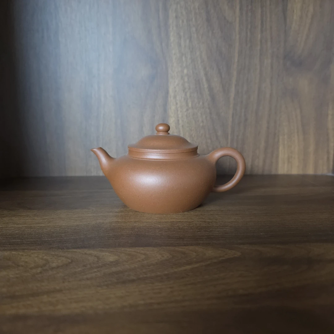 【云水堂—紫砂】原矿红清水210ml圆梦紫砂壶