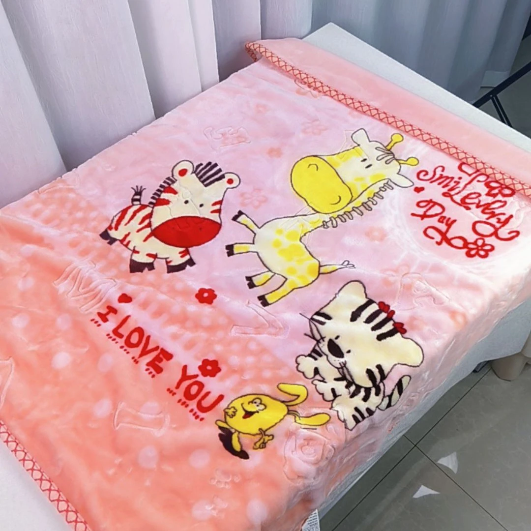 新生儿双层绒毯幼儿园沙发办公室家庭车载毛毯