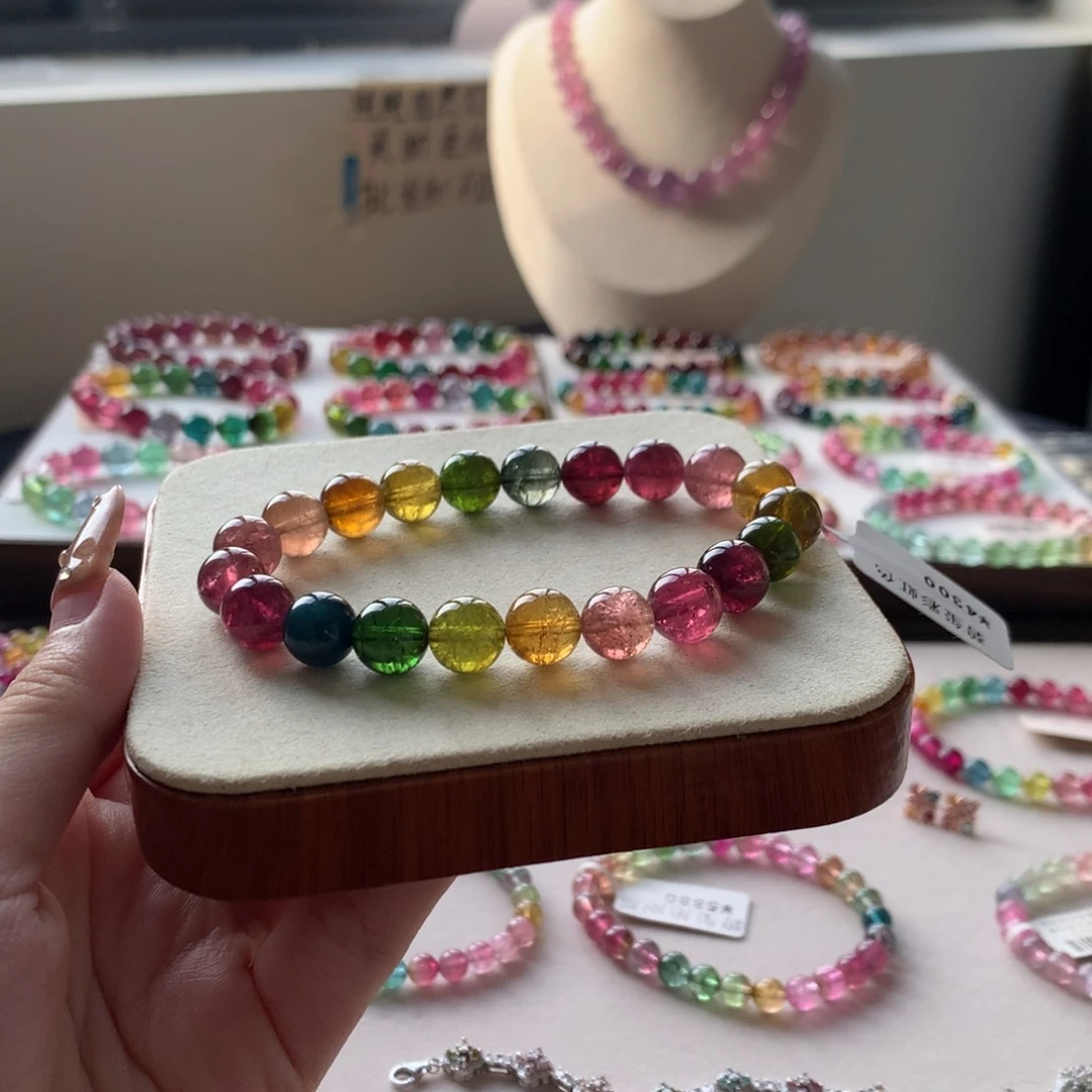 未镶嵌手链碧玺碧玺