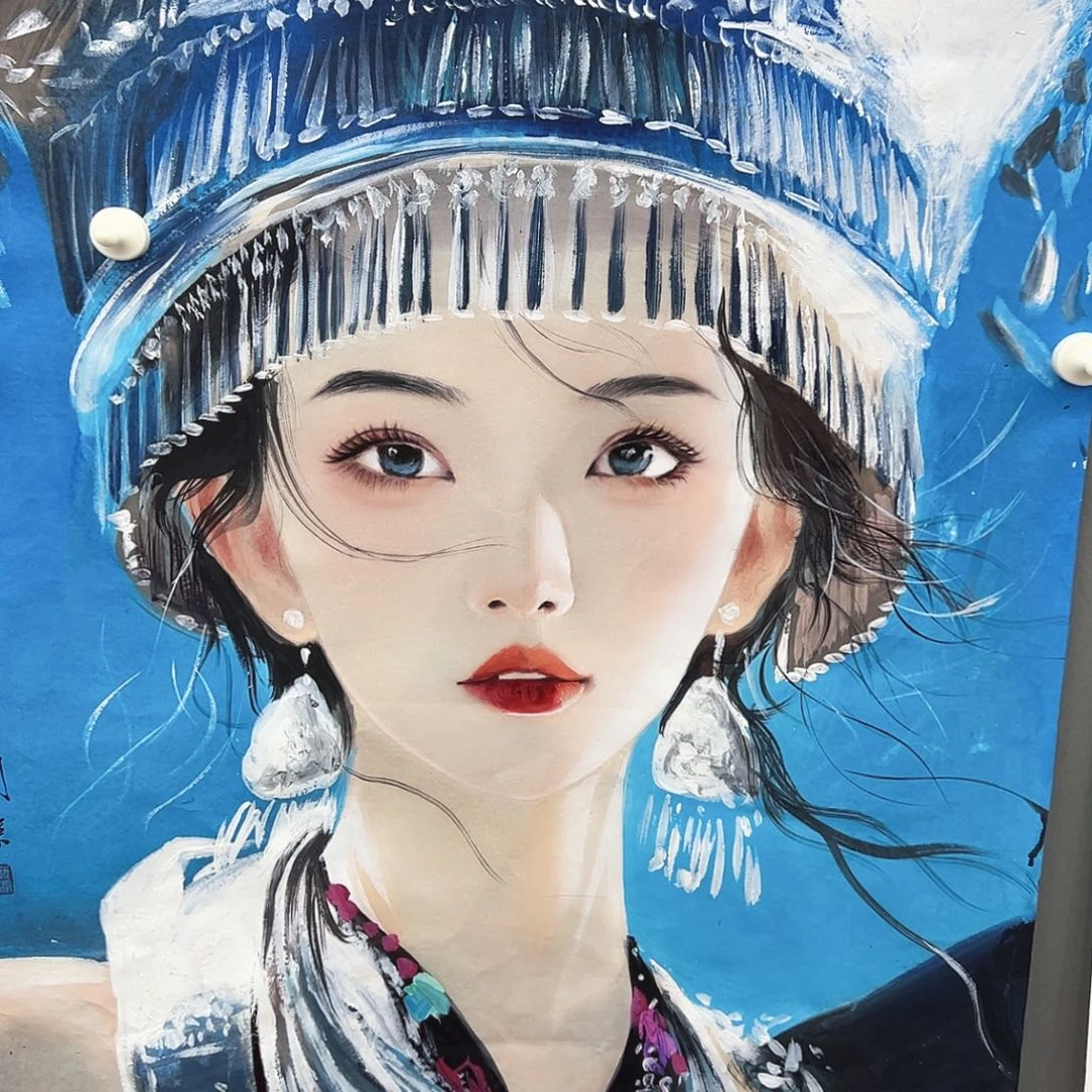 国画国画手绘作品