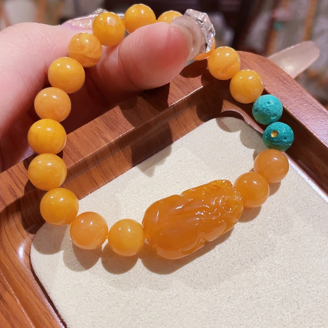 蜜蜡未镶嵌手链手串