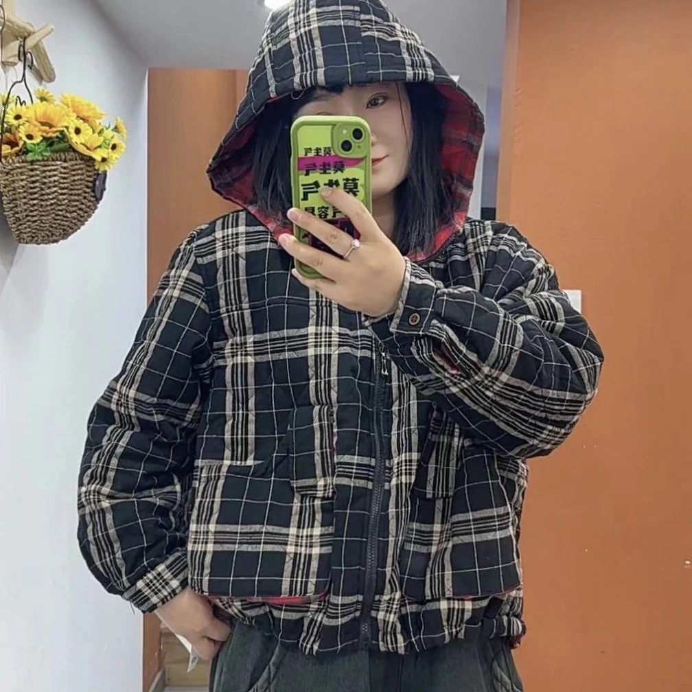 休闲甩帽加棉加厚外套