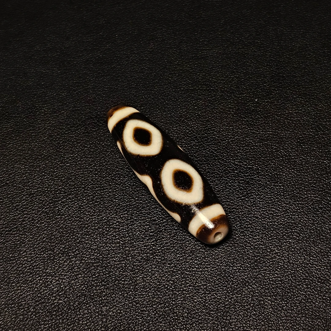 上肯工艺玛瑙珠 特殊三眼 尺寸:42×11.9