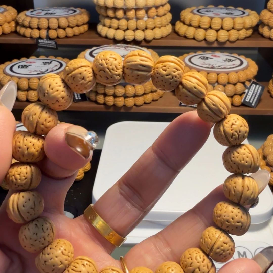 A***男核桃手串/手链野生元宝