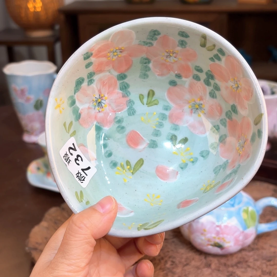 景德镇手绘高温釉下彩陶瓷茶具