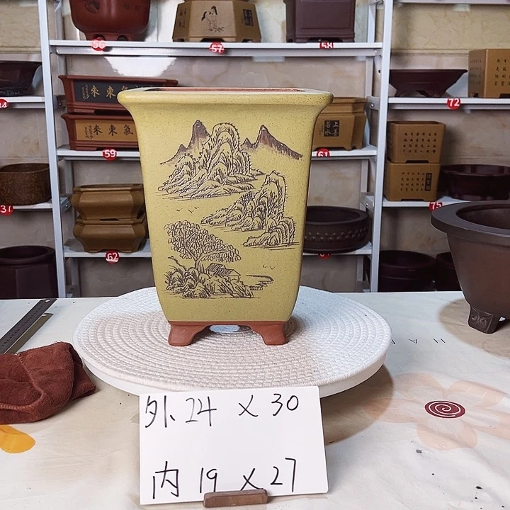 紫砂花盆紫砂花盆