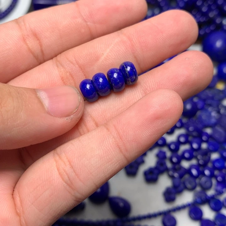 微***尘青金石未镶嵌4颗8mm隔片