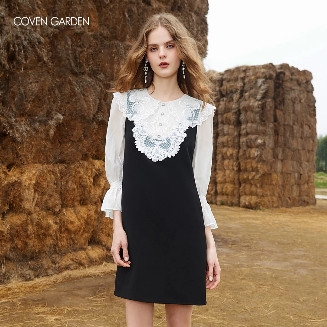 【蜜思仝】贵族学院风连衣裙CTA3081120 COVEN GARDEN