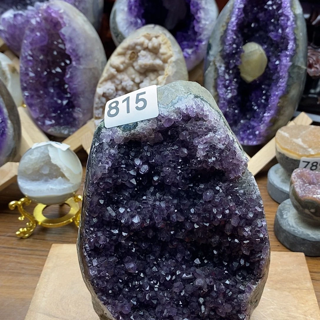 紫晶摆件未镶嵌摆件