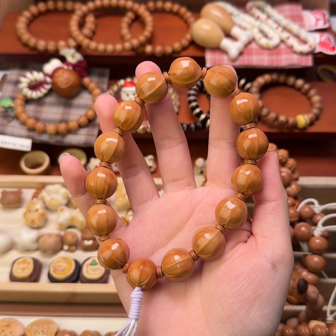 手串猴头核桃猴头雕刻铁盒款16+