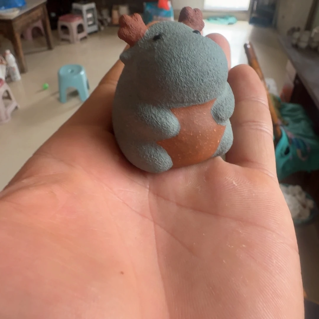 宜兴紫砂壶茶宠手工制作