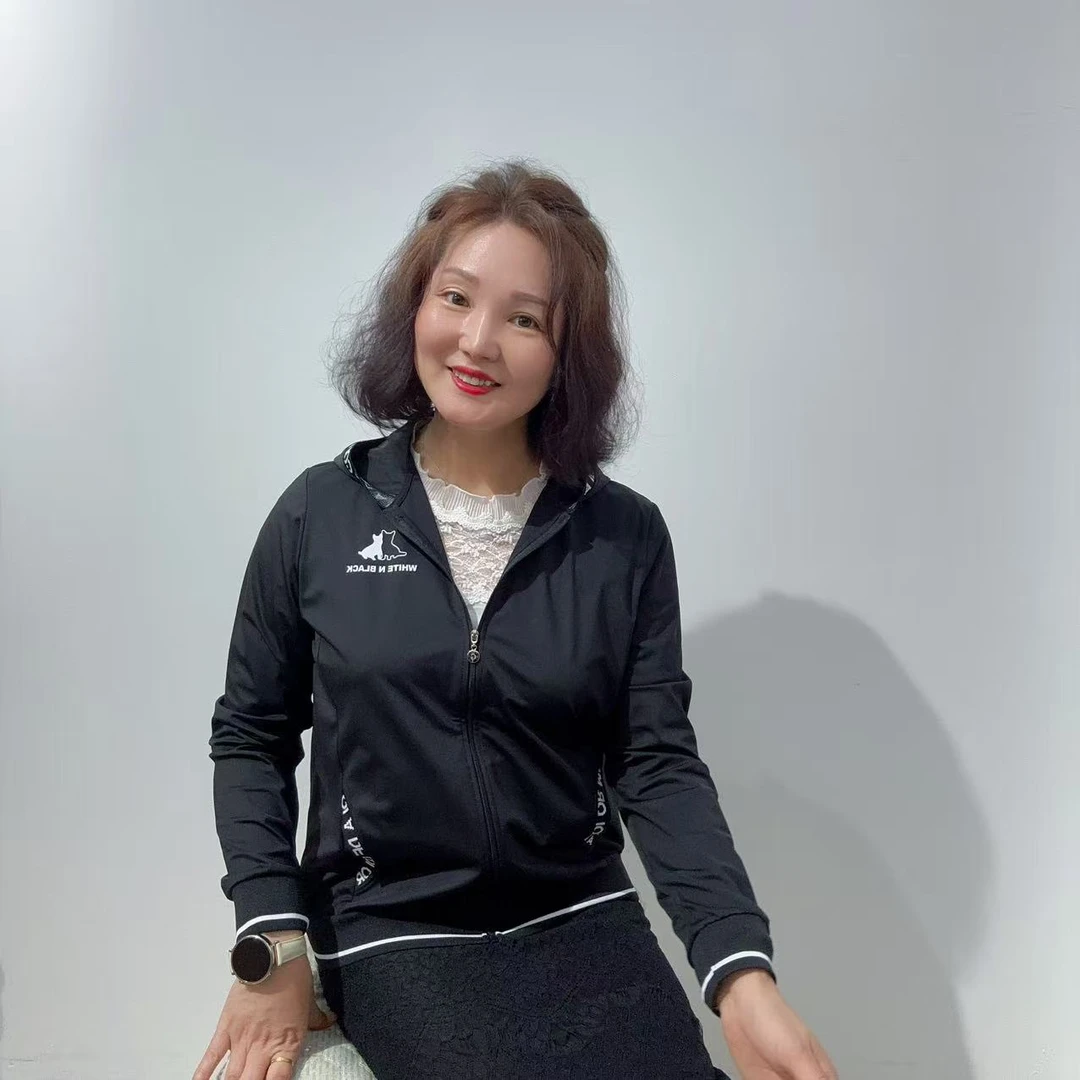 彦竹韩国正品高尔夫运动拉链款连帽外套女