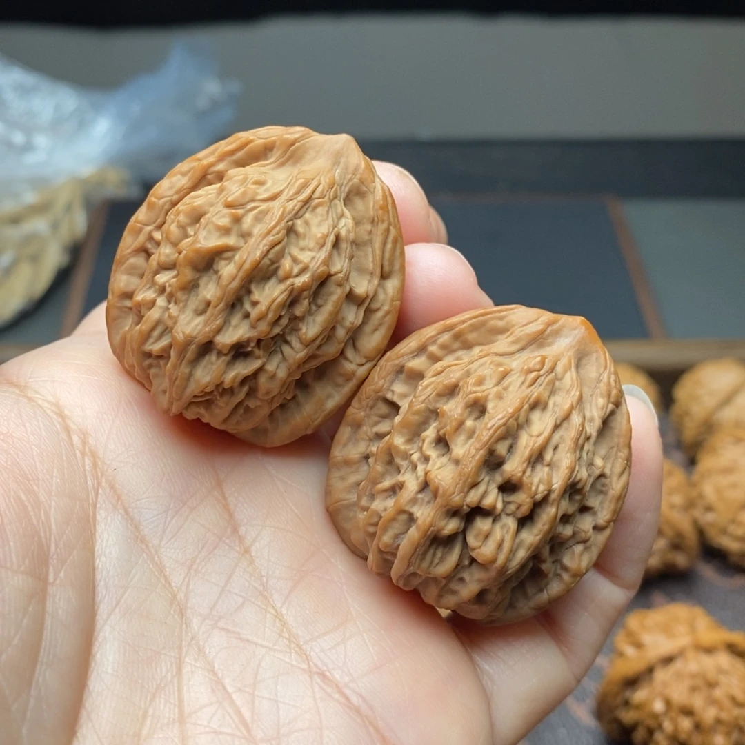 文玩核桃把件虎头37