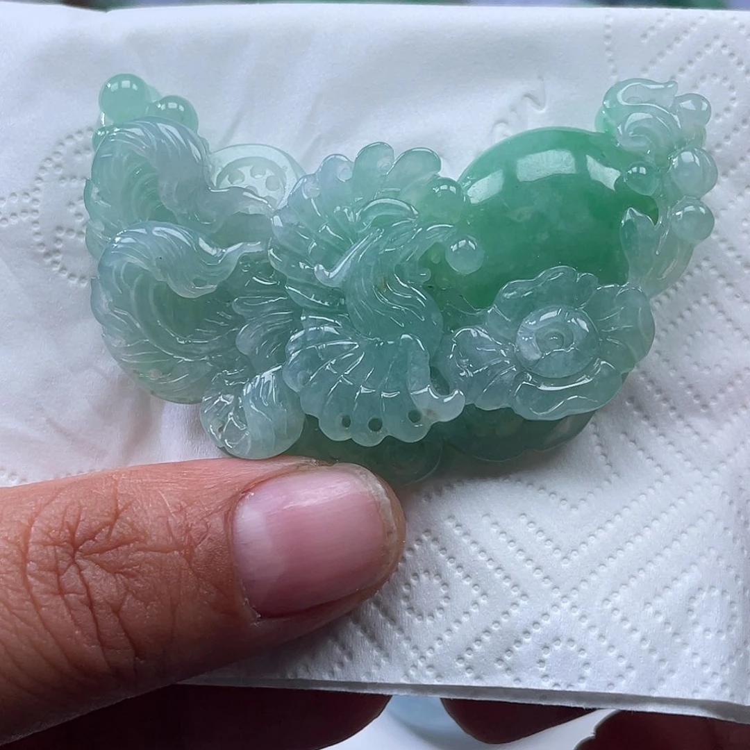 颈饰未镶嵌翡翠翡玉缘翡翠